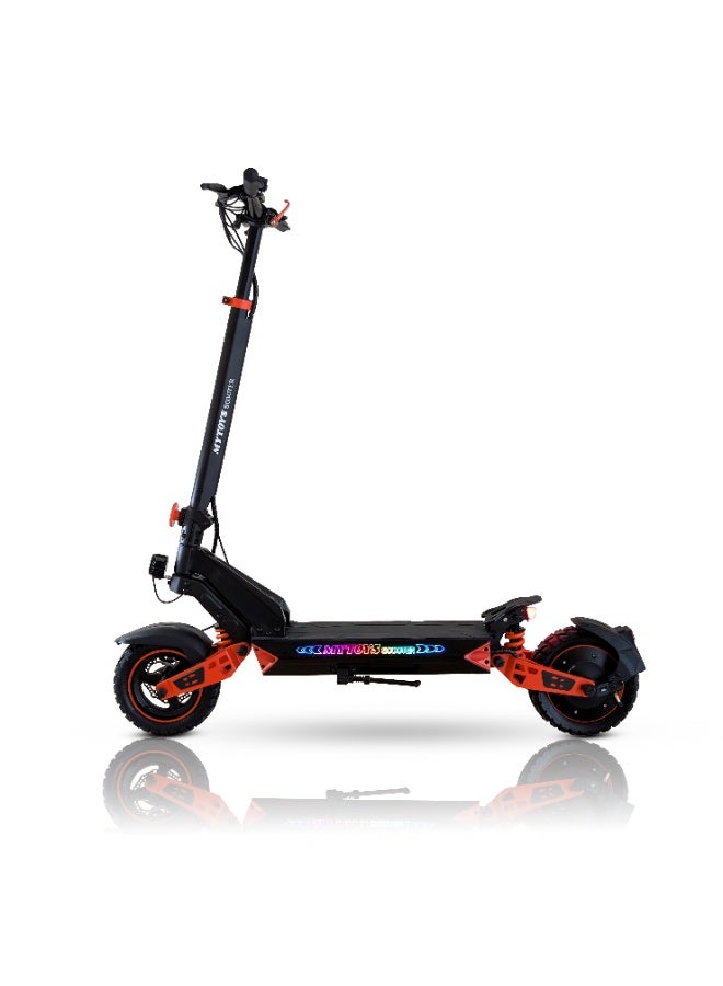 MYTOYS سكوتر كهربائي عالي السرعة للبالغين Mytoys MT615، محرك 1500 واط بسرعة تصل إلى 65 كم/س، 3 أوضاع للسرعة، تعليق مزدوج، أضواء LED، إطارات هوائية للطرق الوعرة، سكوتر كهربائي قابل للطي للتنقل اليومي - Image 2